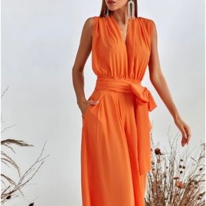Beautiful Orange Jumpsuit